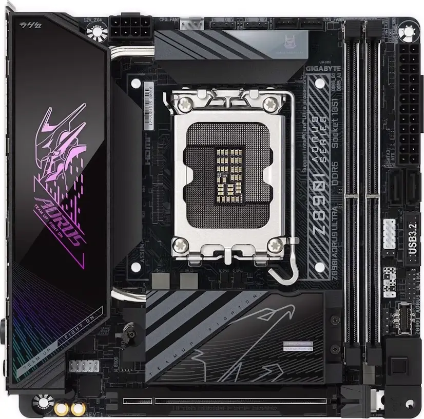 Montaje Placa Base Gigabyte Z890I AORUS ULTRA Gaming PC Vinateros Moratalaz